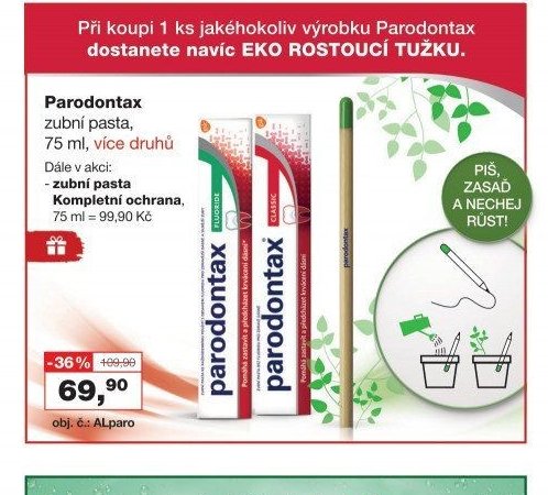 Parodontax zubní pasta, 75 ml