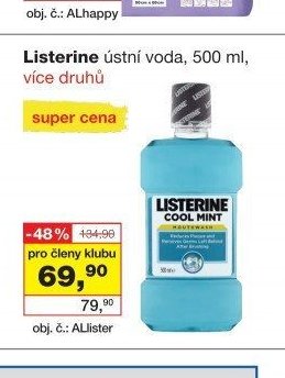Listerine ústní voda, 500 ml, více druhů