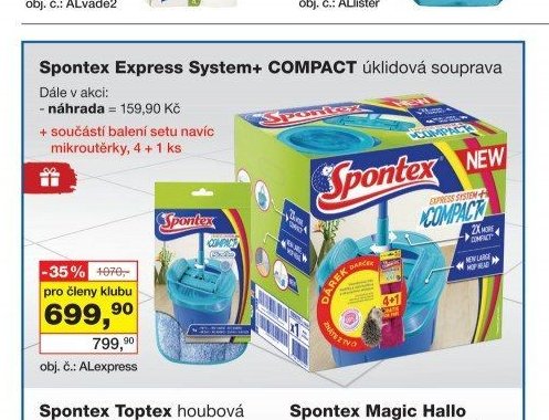 Spontex Express System+ COMPACT úklidová souprava