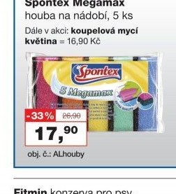 Spontex Megamax houba na nádobí, 5 ks