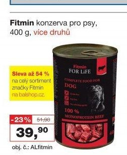 Fitmin konzerva pro psy, 400 g, více druhů