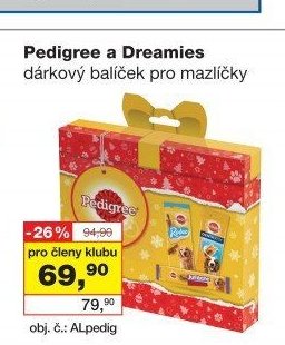 Pedigree a Dreamies dárkový balíček pro mazlíčky
