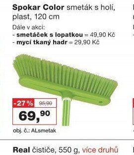 Spokar Color smeták s holí