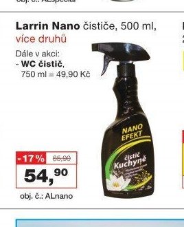 Larrin Nano čistič