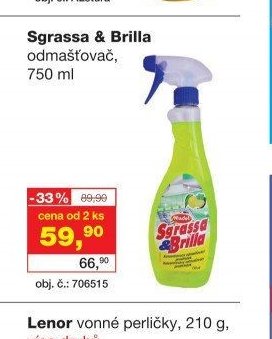 Sgrassa & Brilla odmašťovač
