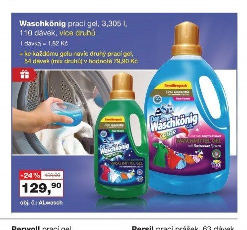 Waschkönig prací gel