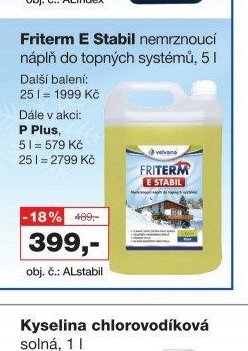 Friterm E Stabil nemrznoucí náplň do topných systémů, 5 l