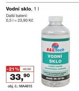 Vodní sklo, 1 l