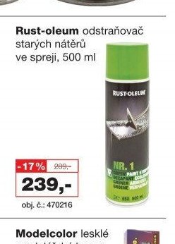 Rust-oleum odstraňovač starých nátěrů ve spreji, 500 ml