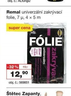 Remal univerzální zakrývací folie