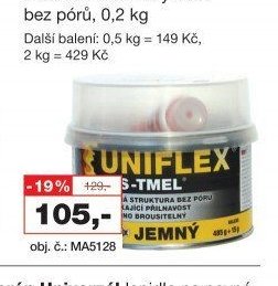 Uniflex PES-tmel Jemný