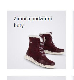 Zimní a podzimní boty