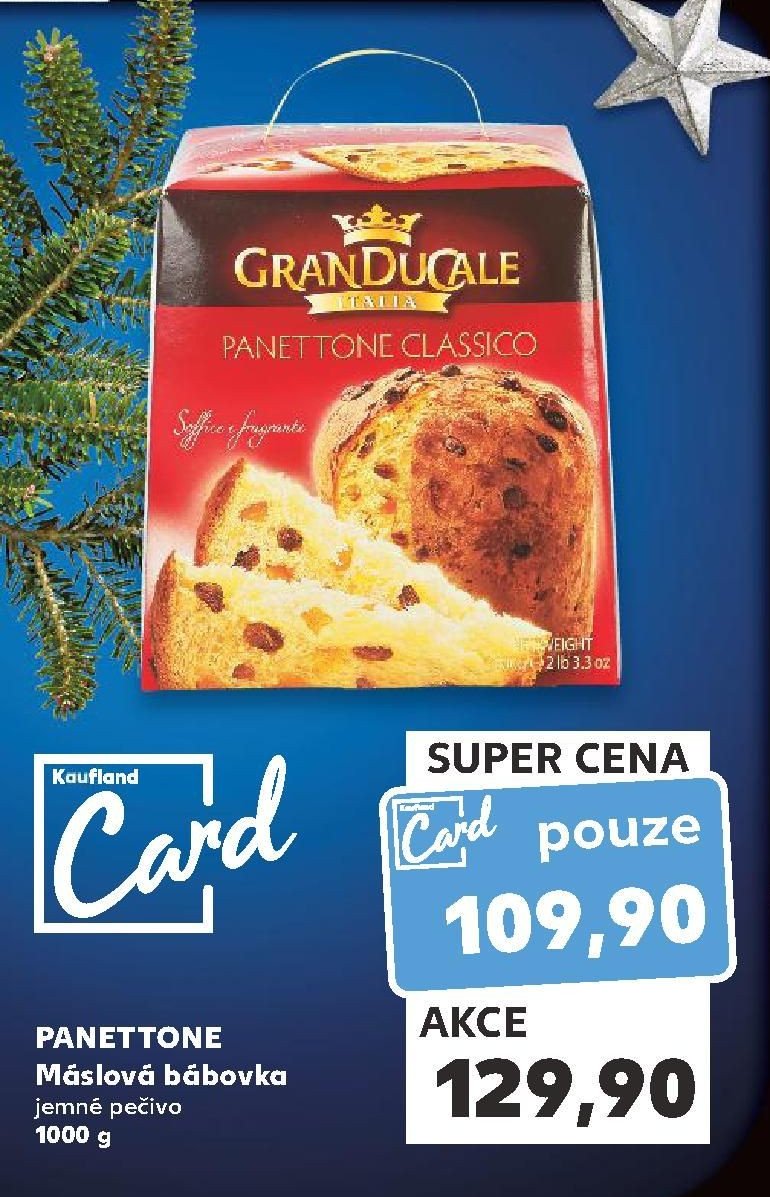 PANETTONE Máslová bábovka