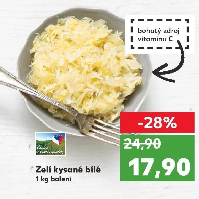 Zelí kysané bílé