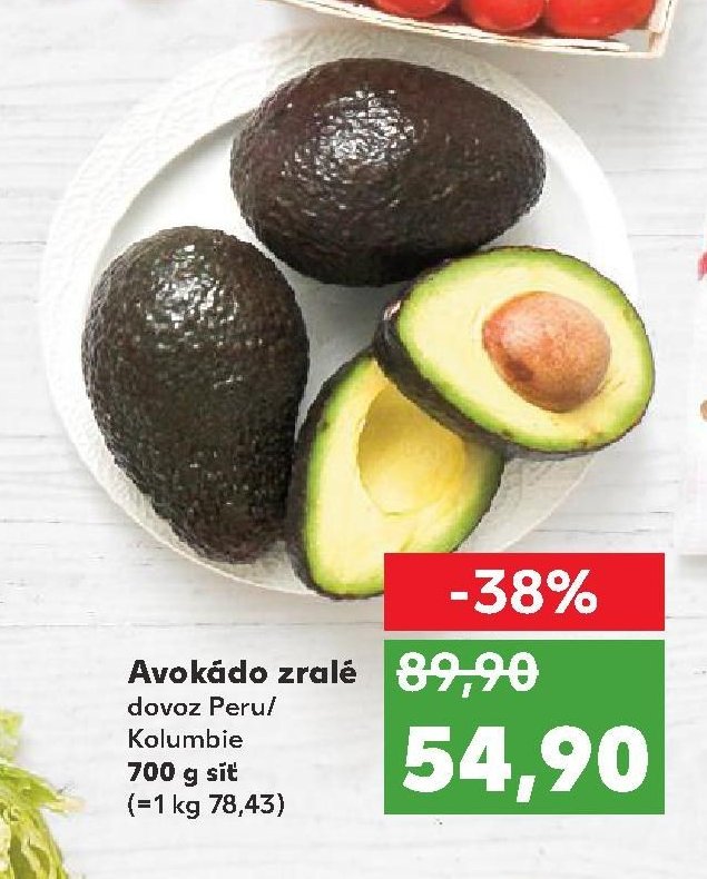 Avokádo zralé