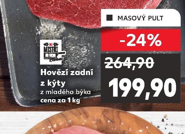 Hovězí zadní z kýty z mladého býka