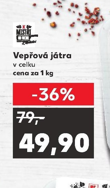Vepřová játra v celku