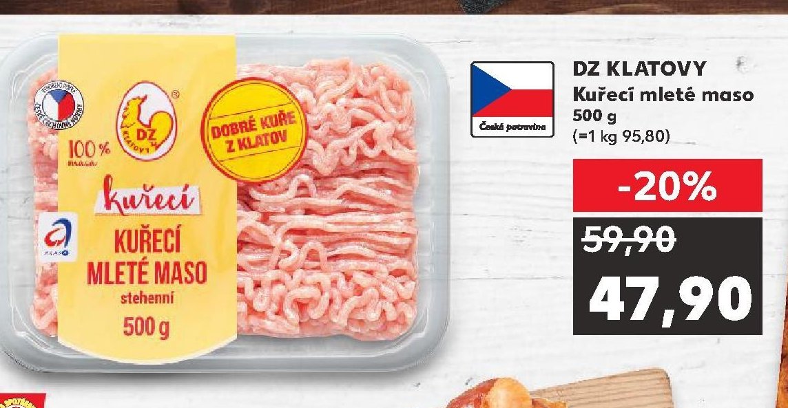 DZ KLATOVY Kuřecí mleté maso