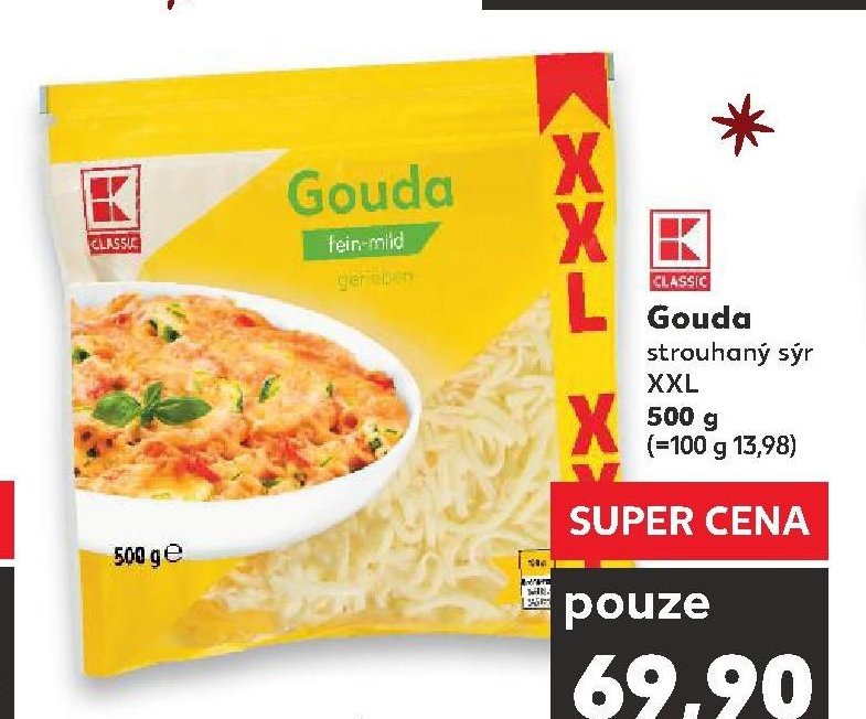 Gouda strouhaný sýr XXL