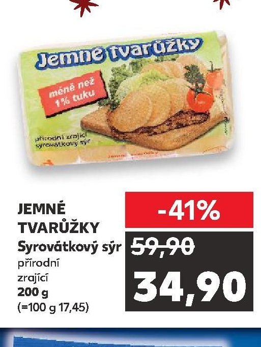 JEMNÉ TVARŮŽKY Syrovátkový sýr