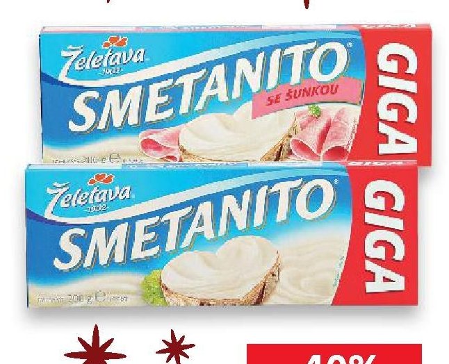 SMETANITO GIGA Tavený sýr