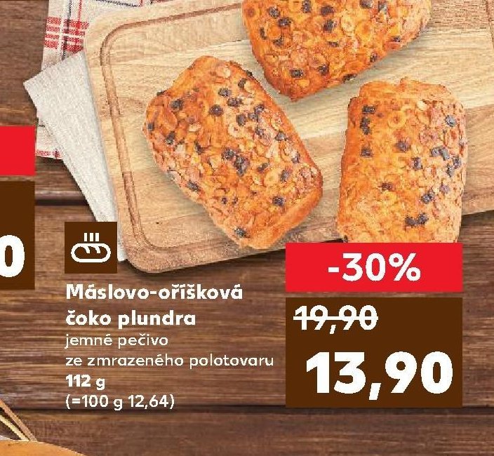 Máslovo-oříšková čoko plundra