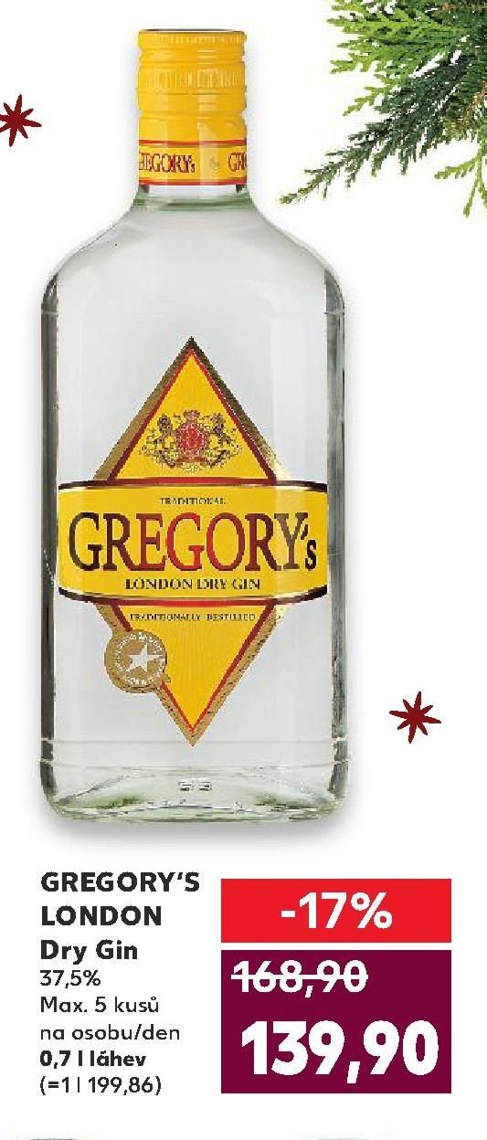 GREGORY'S LONDON Dry Gin