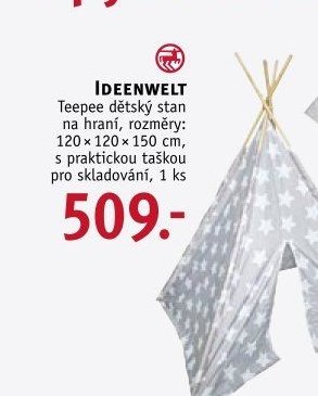 IDEENWELT Teepee dětský stan