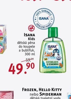 ISANA Kids dětská pěna do koupele a bublifuk
