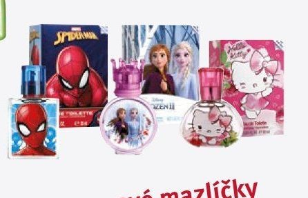 FROZEN, HELLO KITTY nebo SPIDERMAN dětská toaletní voda