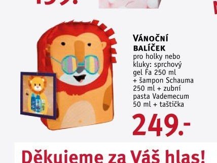 VÁNOČNÍ BALÍČEK pro holky nebo kluky