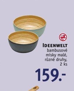 IDEENWELT bambusové misky malé