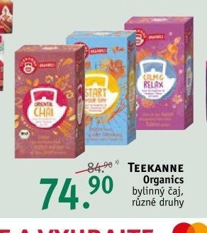 TEEKANNE Organics bylinný čaj