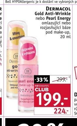 Dermacol Gold Anti-Wrinkle nebo Pearl Energy