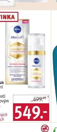 Nivea Luminous intenzivní pleťové sérum
