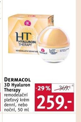 Dermacol 3D Hyaluron Therapy pleťový krém