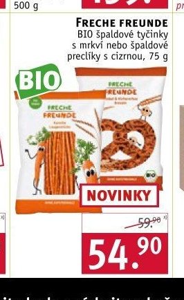 Freche Freunde BIO špaldové tyčinky/preclíky 75 g