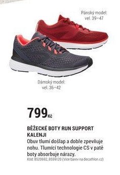BĚŽECKÉ BOTY RUN SUPPORT KALENJI
