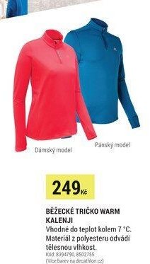 BĚŽECKÉ TRIČKO WARM KALENJI
