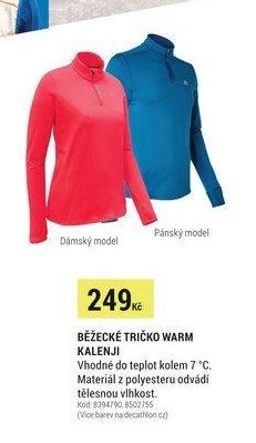 BĚŽECKÉ TRIČKO WARM KALENJI