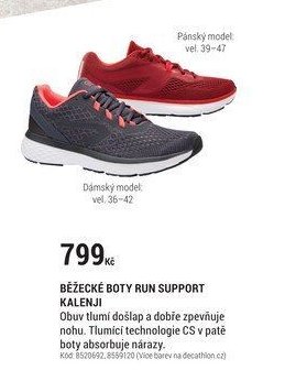 BĚŽECKÉ BOTY RUN SUPPORT KALENJI
