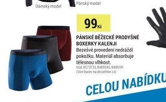 PÁNSKÉ BĚŽECKÉ PRODYŠNÉ BOXERKY KALENJI