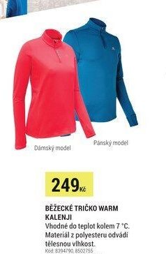 BĚŽECKÉ TRIČKO WARM KALENJI