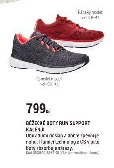 BĚŽECKÉ BOTY RUN SUPPORT KALENJI