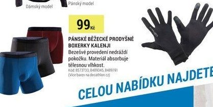 PÁNSKÉ BĚŽECKÉ PRODYŠNÉ BOXERKY KALENJI