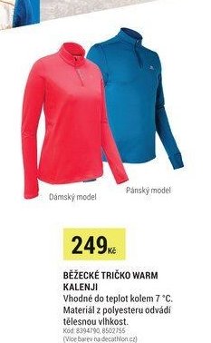 BĚŽECKÉ TRIČKO WARM KALENJI