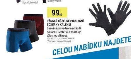 PÁNSKÉ BĚŽECKÉ PRODYŠNÉ BOXERKY KALENJI