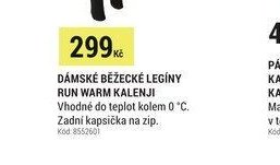 DÁMSKÉ BĚŽECKÉ LEGÍNY RUN WARM KALENJI