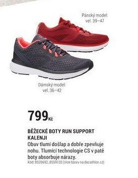 BĚŽECKÉ BOTY RUN SUPPORT KALENJI
