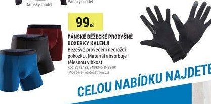 Pánské běžecké prodyšné boxerky Kalenji